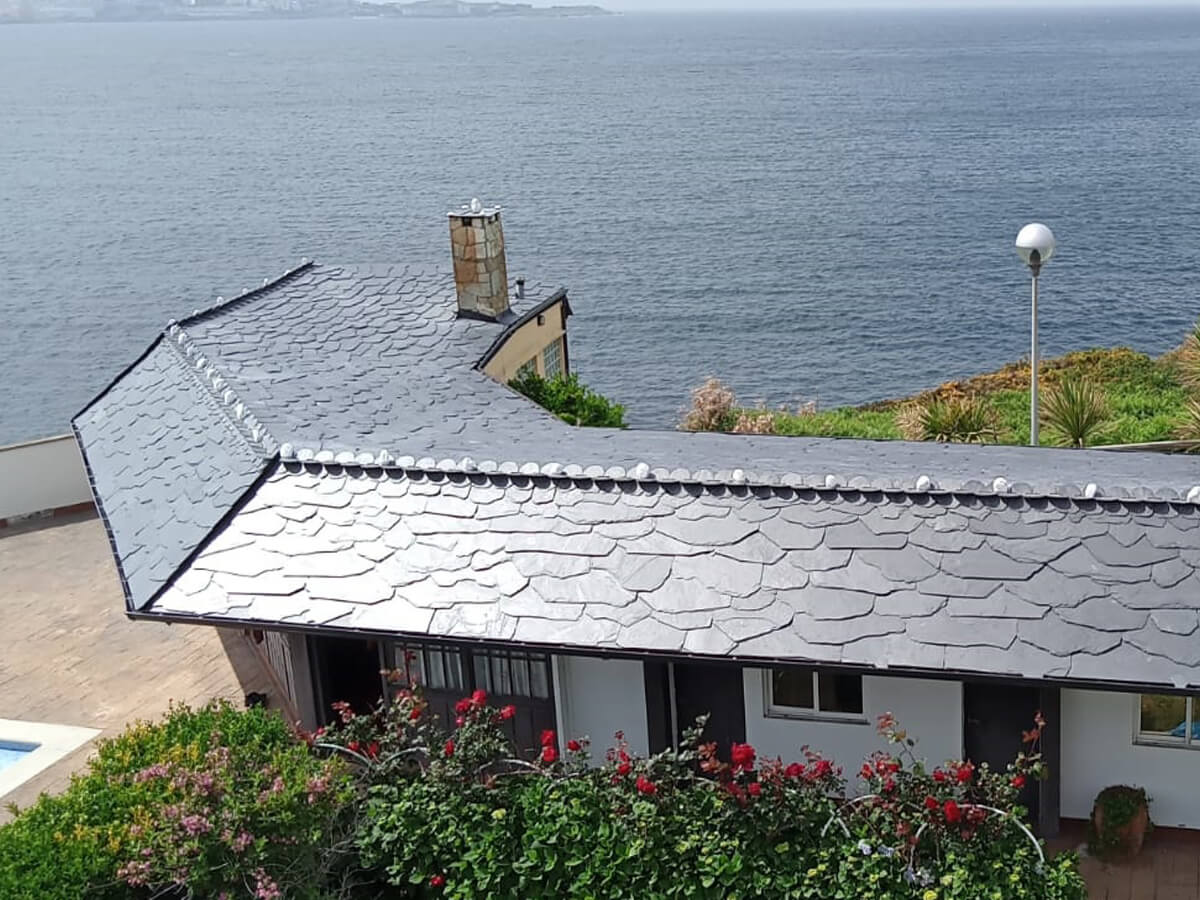 Granel Irregular — дика кладка. Покрівельний сланець Samaca