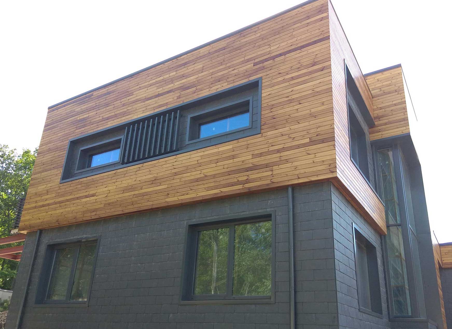 Фасад REDWOOD PARK. Фасадний сланець Samaca