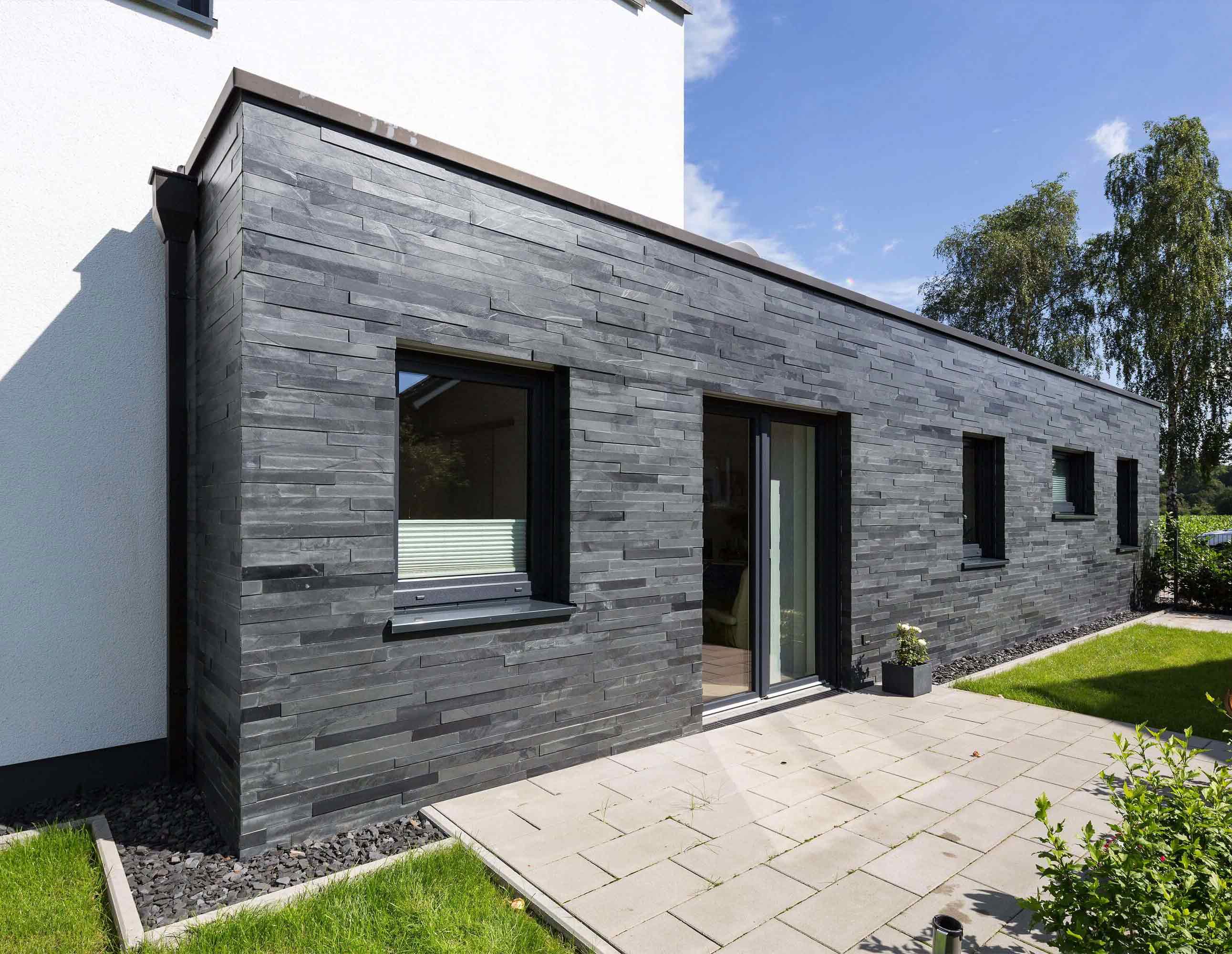 Клейовий метод укладки. Фасадний сланець Samaca