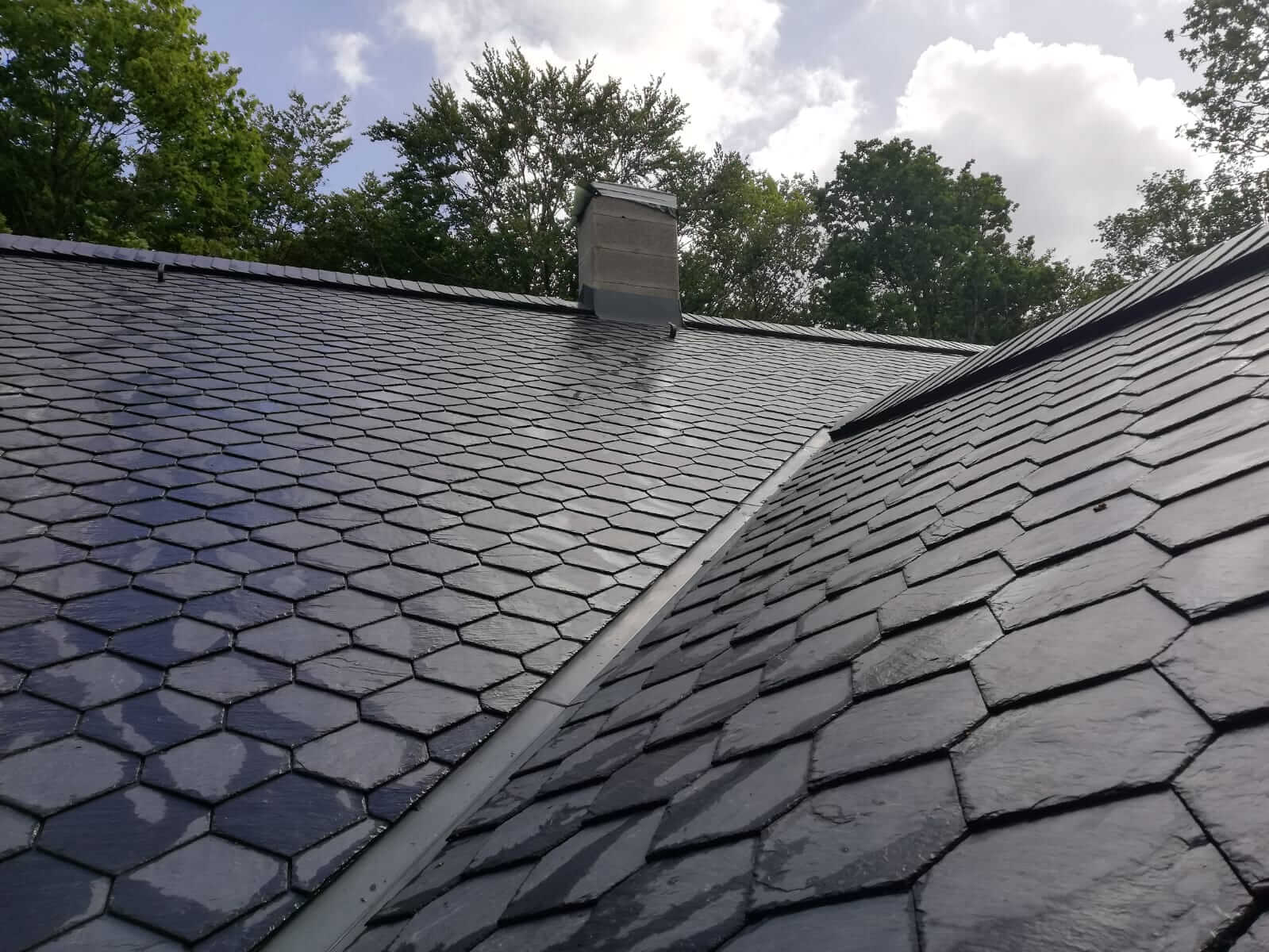 Пікоподібна кладка. Покрівельний сланець Samaca