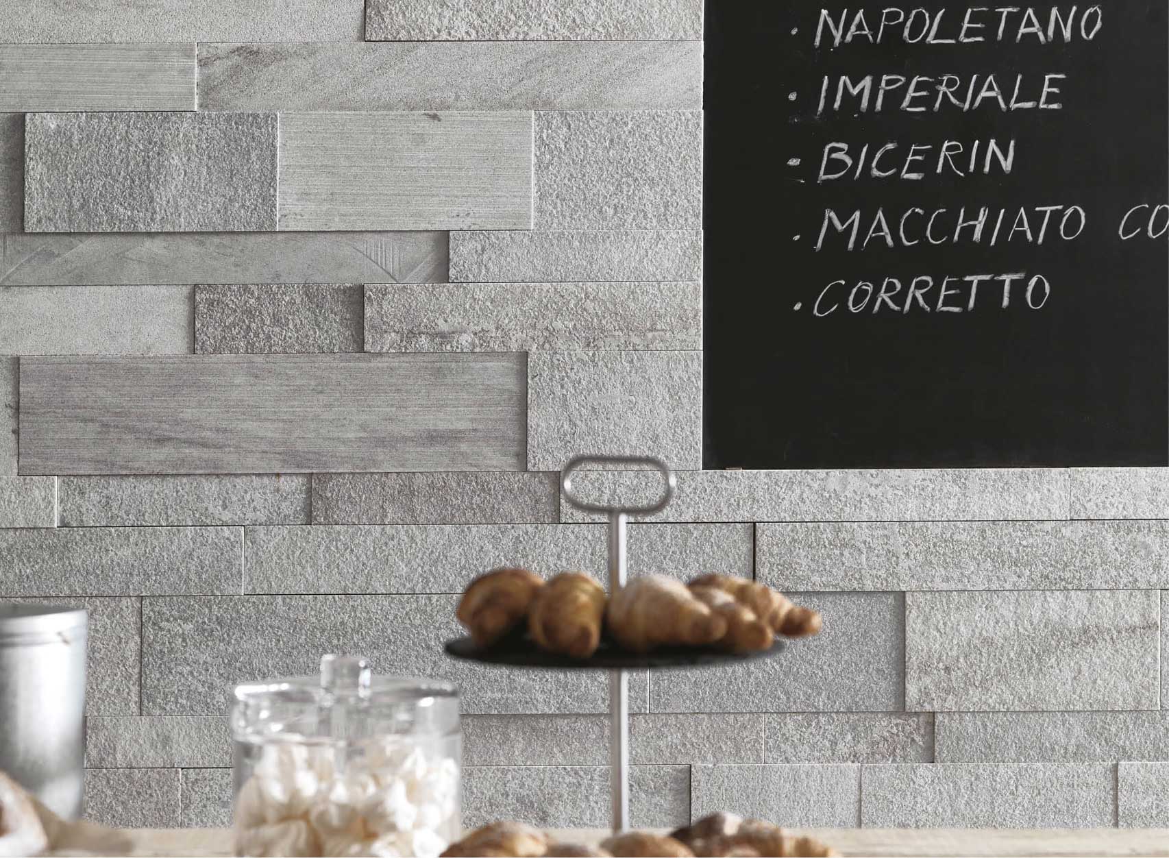 Каміння Quarzite Alaska. Інтер'єрний сланець Artesia