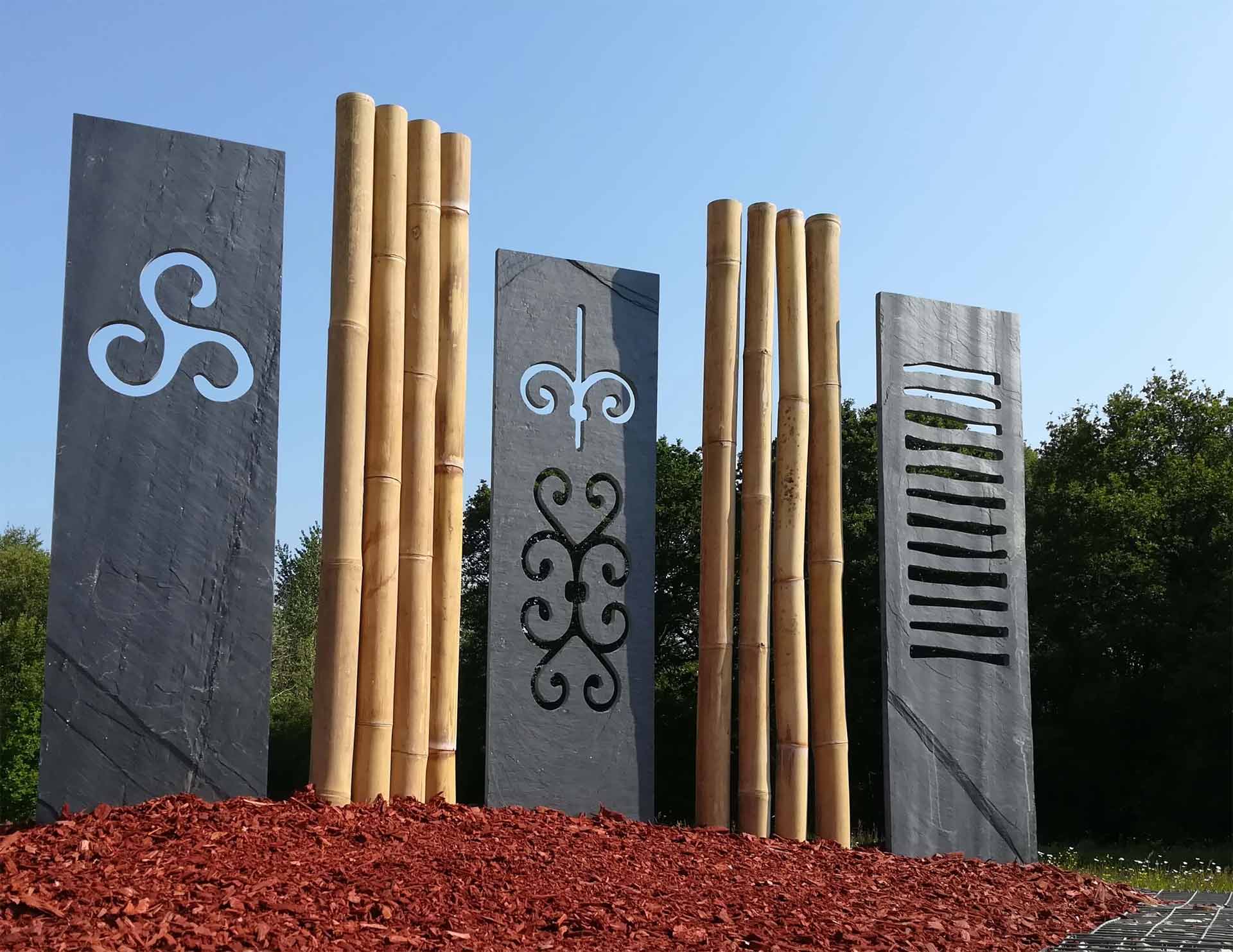 Декоративні вироби. Ландшафтний сланець Samaca