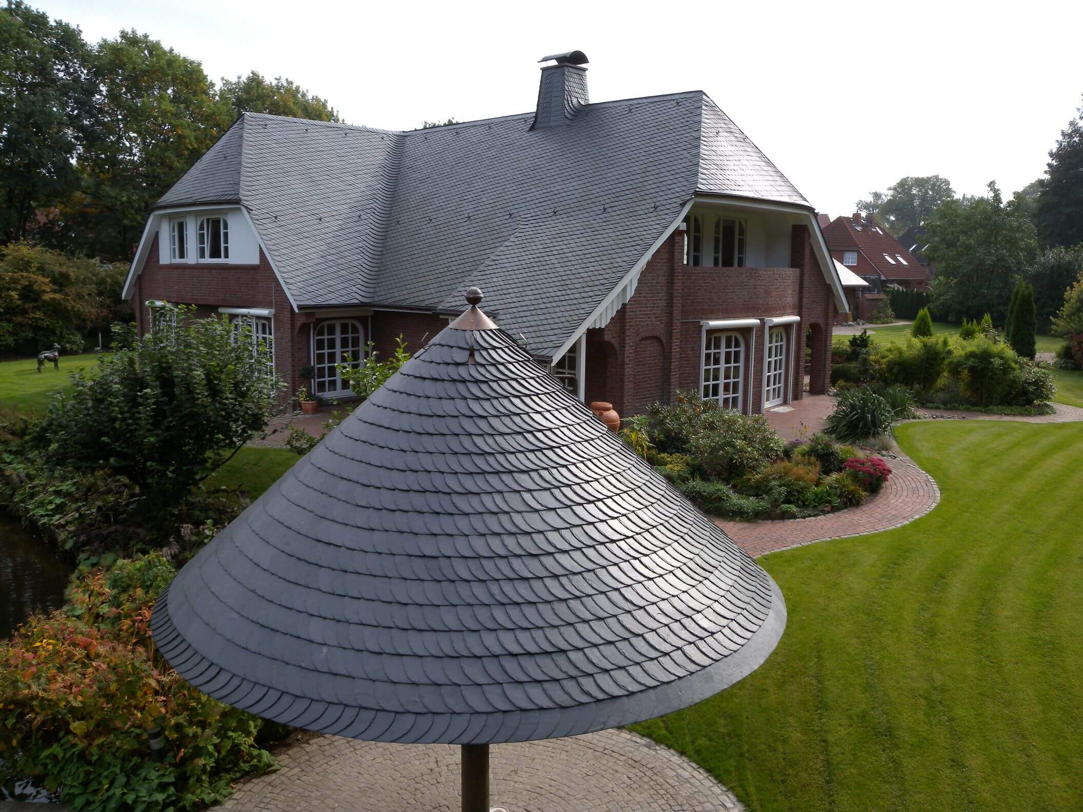 Старонімецька кладка. Покрівельний сланець Samaca