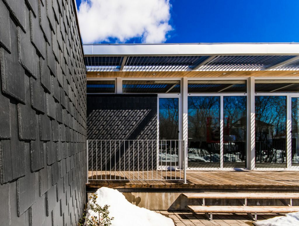 Сланцевий фасад будинку в Канаді. Новини компанії "Dafa"