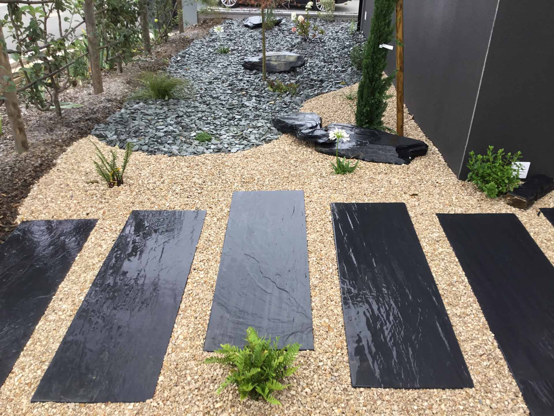 Плита колота гладка. Ландшафтний сланець Samaca