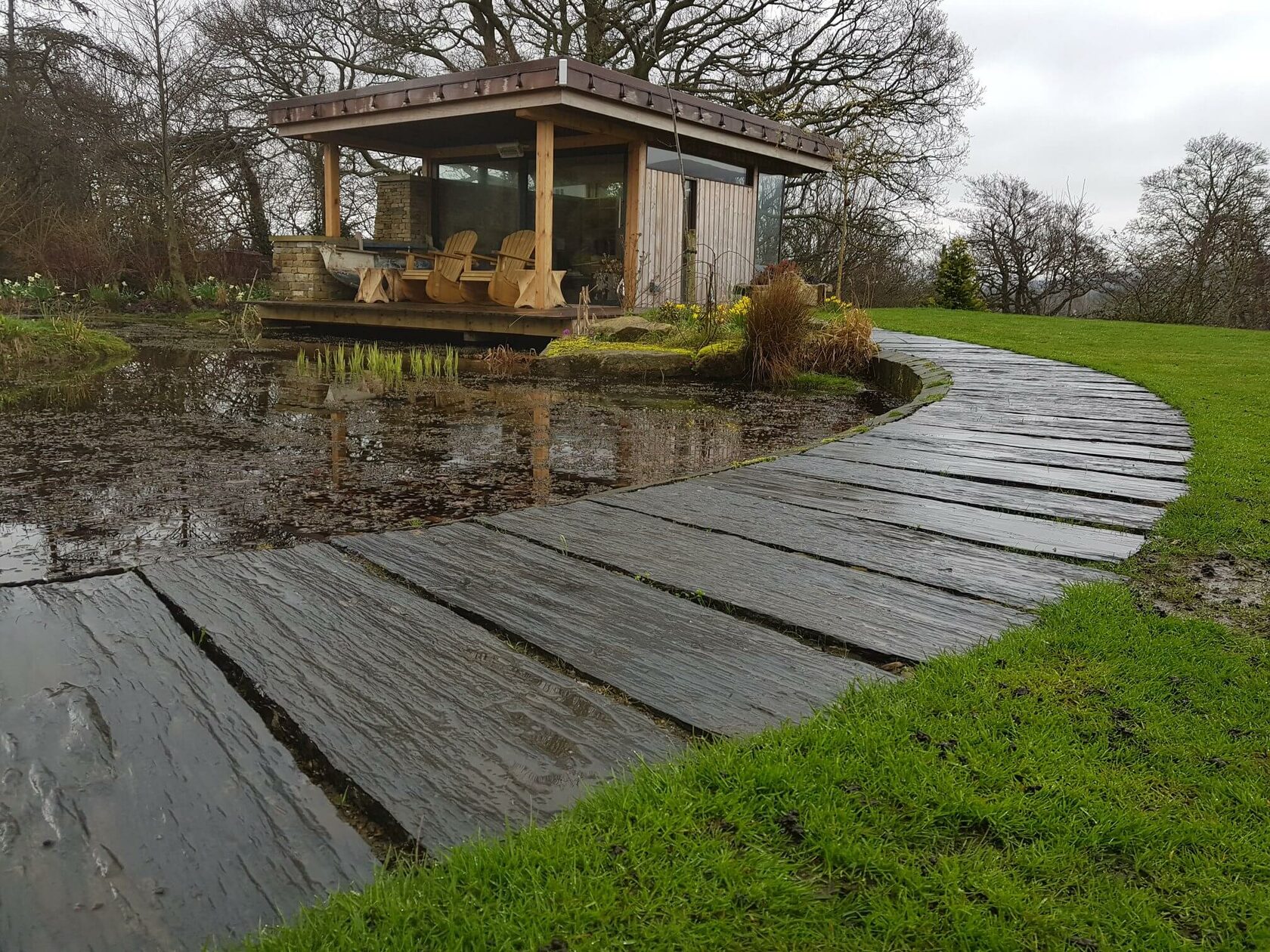 Плита 40 см. Ландшафтний сланець Samaca